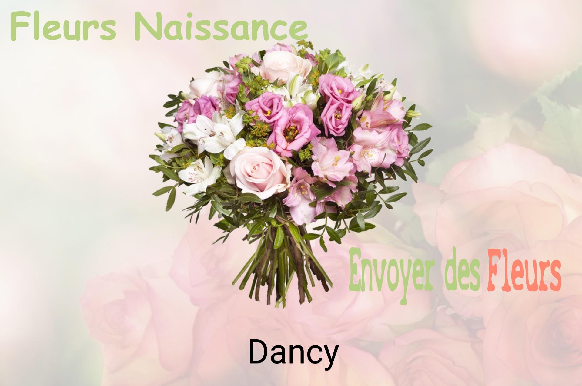 Bouquet de fleurs de naissance livré à Dancy